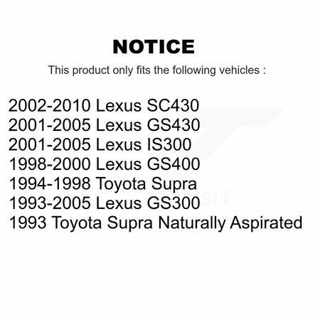 Tec Front Ceramic Disc Brake Pads For Lexus GS300 SC430 IS300 GS400 GS430 Toyota Supra TEC-619